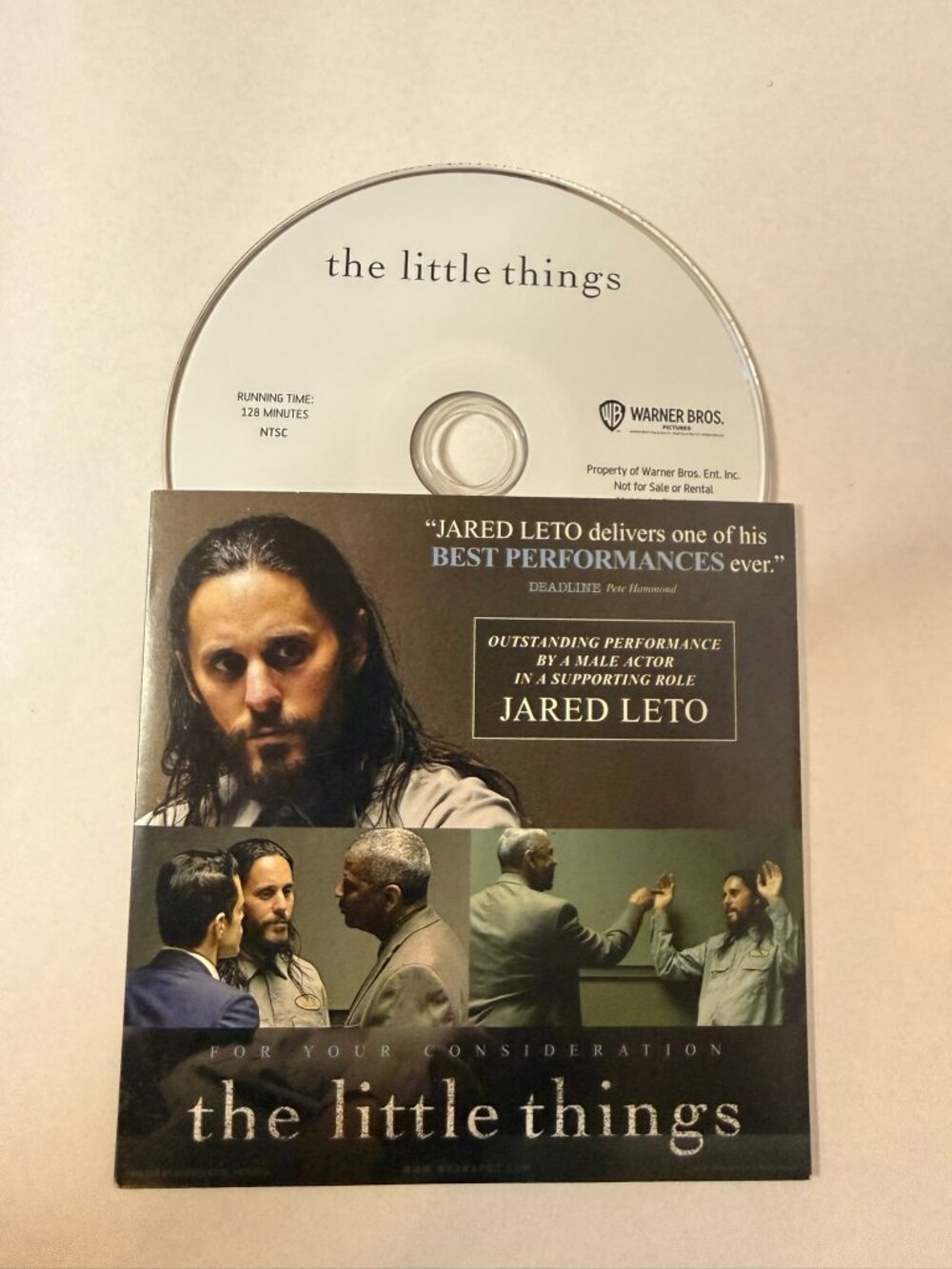 The Little Things FYC DVD 2021 Thriller Crime SAG Awards Denzel Washington